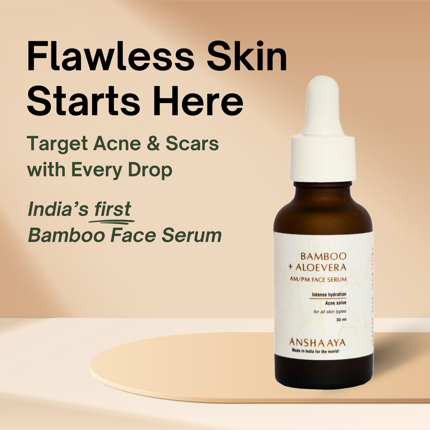 ANSHAAYA Bamboo Plus Aloe Vera AM/PM Face Serum